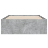 Bed Frame with Drawers without Mattress Concrete Grey 75x190 cm Small Single 3207332