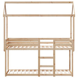 Bunk Bed without Mattress 90x190 cm Single Solid Wood Pine 3282127