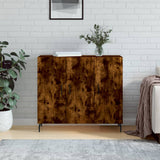 Sideboard Smoked Oak 90x34x80 cm Engineered Wood 828129