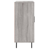 Sideboard Grey Sonoma 90x34x80 cm Engineered Wood 828130
