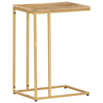 ZNTS Side Table 35x45x65 cm Solid Mango Wood 286400