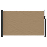 Retractable Side Awning Taupe 120x500 cm 4004409
