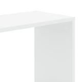 Bookcase 5-Tier White 80.5x23.5x162.5 cm Engineered Wood 852771