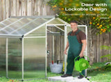 6 x 6ft Aluminium Frame Greenhouse T3398P318753