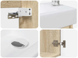 Bathroom Vanity Unit with Tap Sonoma Oak 45.5 x 22.5 x 84 cm 889513