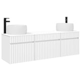 Bathroom Cabinet Set 3 pcs White 49 x 44.5 x 66 cm 3405767