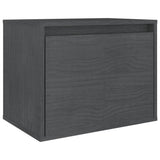 TV Cabinets 4 pcs Grey Solid Wood Pine 3100251