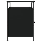 Bedside Cabinets 2 pcs Black 40x42x60 cm Engineered Wood 825864