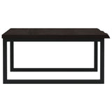 Basin Shelf Wall Mounted Steel and Solid Wood Oak 3302657