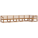 Outdoor Sofa Set 6 pcs Natural Solid Acacia Wood 3367662