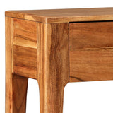 244957 Console Table Solid Wood 118x30x80 cm