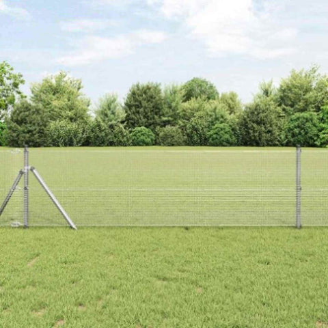 Welded Wire Fence Silver 0.6 x 100 m Steel 42004989