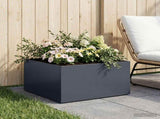 Garden Planter Anthracite 60 x 60 x 30 cm Cold-rolled Steel 8005054