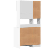 Kitchen Cabinet White 95x50x180 cm Engineered Wood 3276532