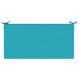 Seat Cushion SOEST 100% Polyester Turquoise 120 x 80 x 10 cm 946816