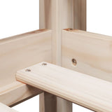 High Sleeper Bed without Mattress 90x200 cm Solid Wood Pine 3282132