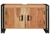 Sink cabinet with Shelf Brown 71 x 33 x 58 cm Solid Acacia Wood 4102767