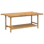 ZNTS Coffee Table 110x55x45 cm Bamboo 366474