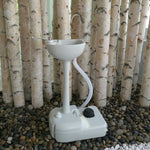 ZNTS CHH-7701 Portable Removable Outdoor Wash Basin White 58361017