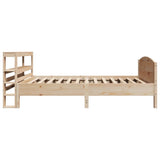 Bed Frame without Mattress 100x200 cm Solid Wood Pine 3306240