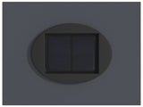 Solar LED Pathway Light 2 pcs Anthracite Cold Rolled Steel 879760