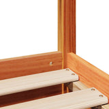 Bed Frame without Mattress Wax Brown 100x200 cm Solid Wood Pine 3301757
