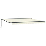 Awning Frame Cream 450 x 300 cm Polyester with PU coating 3330859
