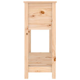 Planter with Shelf 111.5x34.5x81 cm Solid Wood Pine 823766