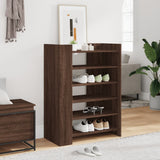 Shoe Cabinet Brown Oak 74.5x37.5x100 cm Engineered Wood 848436