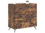 Drawer Cabinet Smoked Oak 66 x 34.5 x 90 cm Engineered Wood 895530