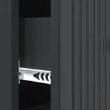 Drawer Cabinet Black 33 x 34.5 x 90 cm Engineered Wood 893926