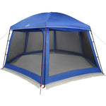 ZNTS Pool Tent with Removable Fly & Mesh Walls Azure Blue 512x458 cm 4100625