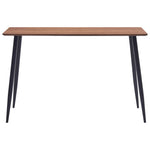 ZNTS Dining Table Brown 120x60x75 cm 281565