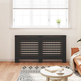 Radiator Cover Black 152x19x81.5 cm MDF 288186