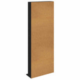 CD Cabinet Black Oak 65 x 23.5 x 175 cm Engineered Wood 8012659
