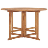 Folding Garden Dining Table 110x75 cm Solid Wood Teak 318479