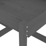 Sand Tables 2 pcs Grey Solid Wood Pine 825053