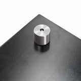 Kitchen Backsplash Black 90 x 60 cm Tempered Glass 249489