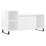 TV Cabinet High Gloss White 100x35x55 cm Engineered Wood 831326