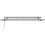 Awning Frame Retractable Manual Anthracite 3.5 x 2 m Metal 42002546