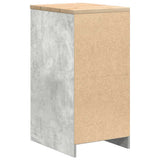 Garage Storage Cabinet Concrete Grey 40x51x85 cm Solid Wood Pine 860592