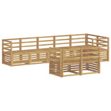 Outdoor Sofa Set 8 pcs White 304 x 126.5 x 73 cm 3392014