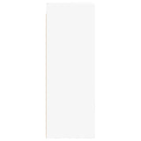 Wall Cabinet with Glass Doors White 35x37x100 cm 836483