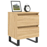Bedside Cabinets 2 pcs Sonoma Oak 40x35x50 cm Engineered Wood 826899