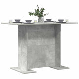 Dining Table Concrete Grey 110 x 60 x 75 cm Engineered Wood 863163
