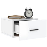 Wall-mounted Bedside Cabinets 2 pcs High Gloss White 35x35x20 cm 829857