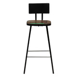 Bar Chairs 2 pcs Solid Reclaimed Wood 245392