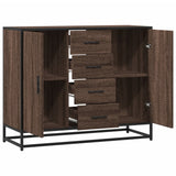 Sideboard Brown Oak 92x35x76 cm Engineered Wood 3300829