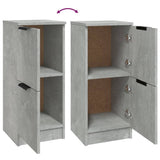 Sideboards 2 pcs Concrete Grey 30x30x70 cm Engineered Wood 811178