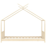 Kids Bed Frame Solid Pine Wood 70x140 cm 283364